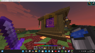 Spruce Nether portal 